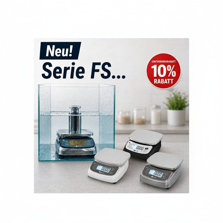 Neue Waagen-Serie FS – Präzision, Robustheit und Vielseitigkeit für jede Umgebung