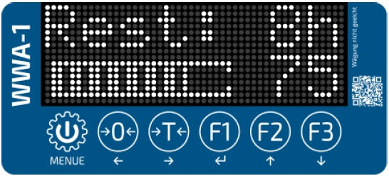 Batterijwerking voor evaluatie-eenheid WWA-1