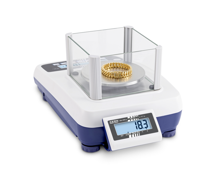 Präzisionswaage EWJ 600-1M mit Kundendisplay (auch geeicht)