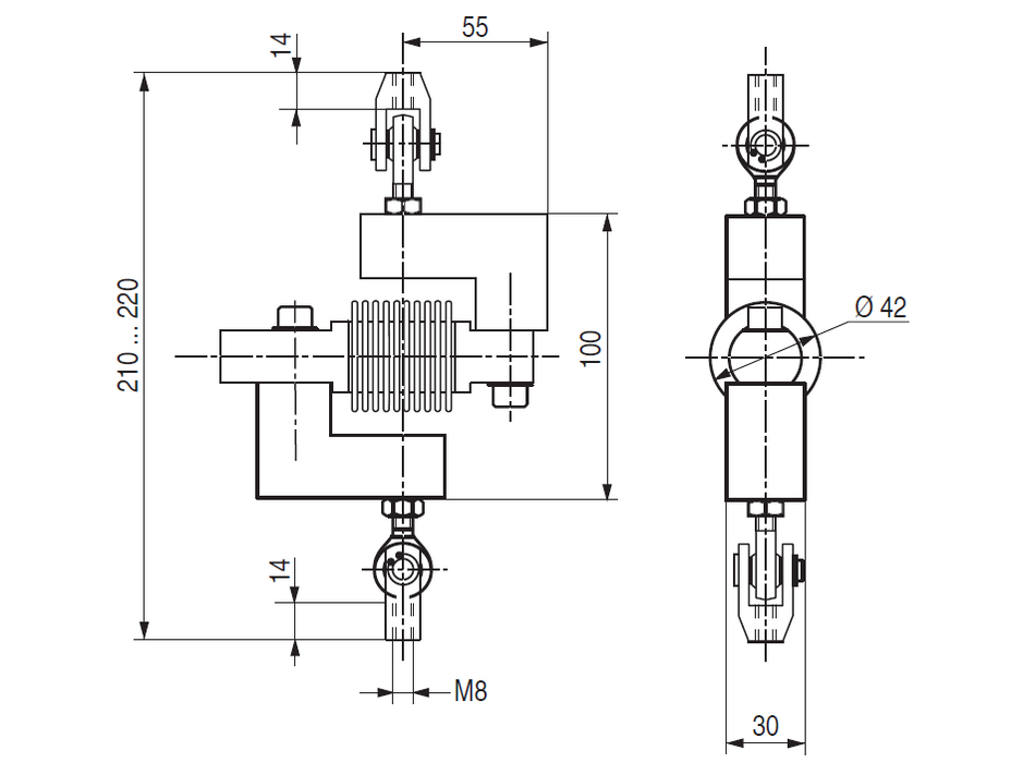 Einbaumodul MTPFA für Wägezelle F60X