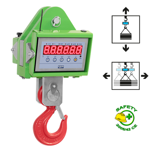 Kranwaage MCWHU "HULK" mit doppeltem Sicherheitssystem