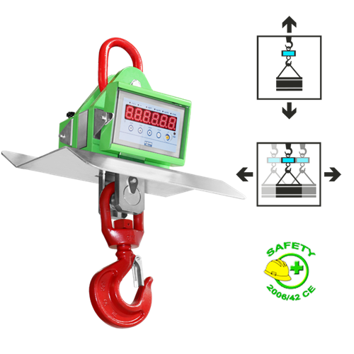 Kranwaage MCWHU "HULK" mit doppeltem Sicherheitssystem